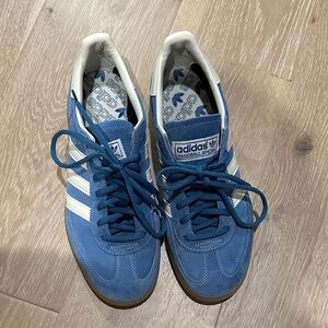 Adidas Blue and White Handball Spezial Sneakers